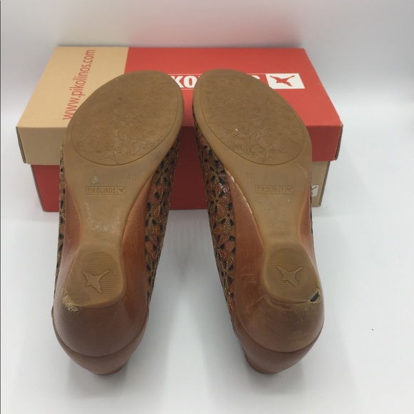 Pikolinos Wedge Leather Shoe - Picture 6 of 7